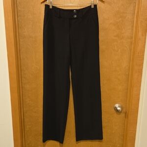 Apt. 9 Black Straight-Leg Dress Pants
